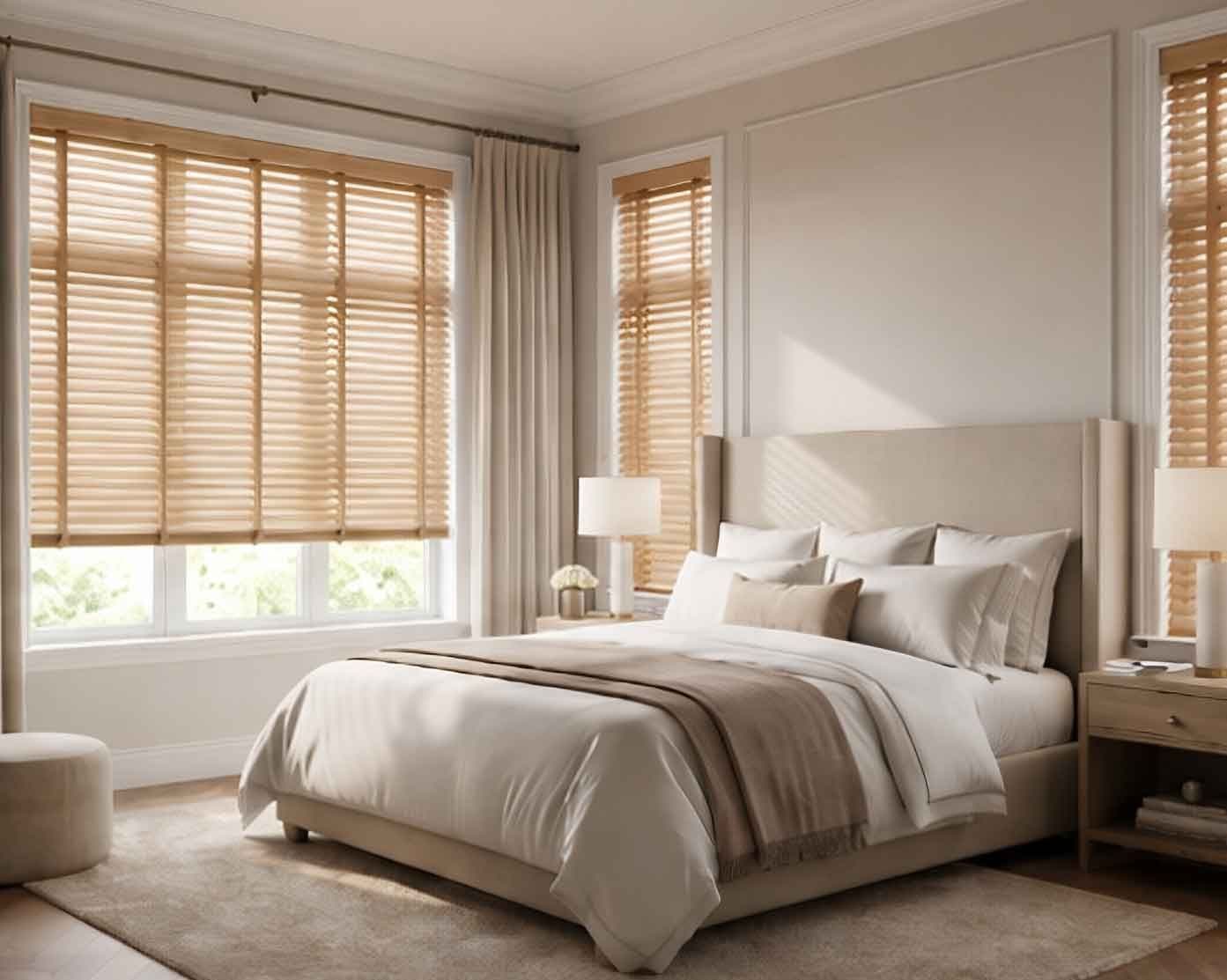 Bedrooms window treatment