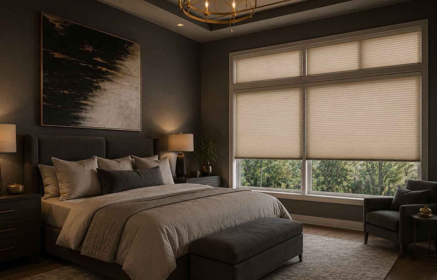 Bedrooms window treatment