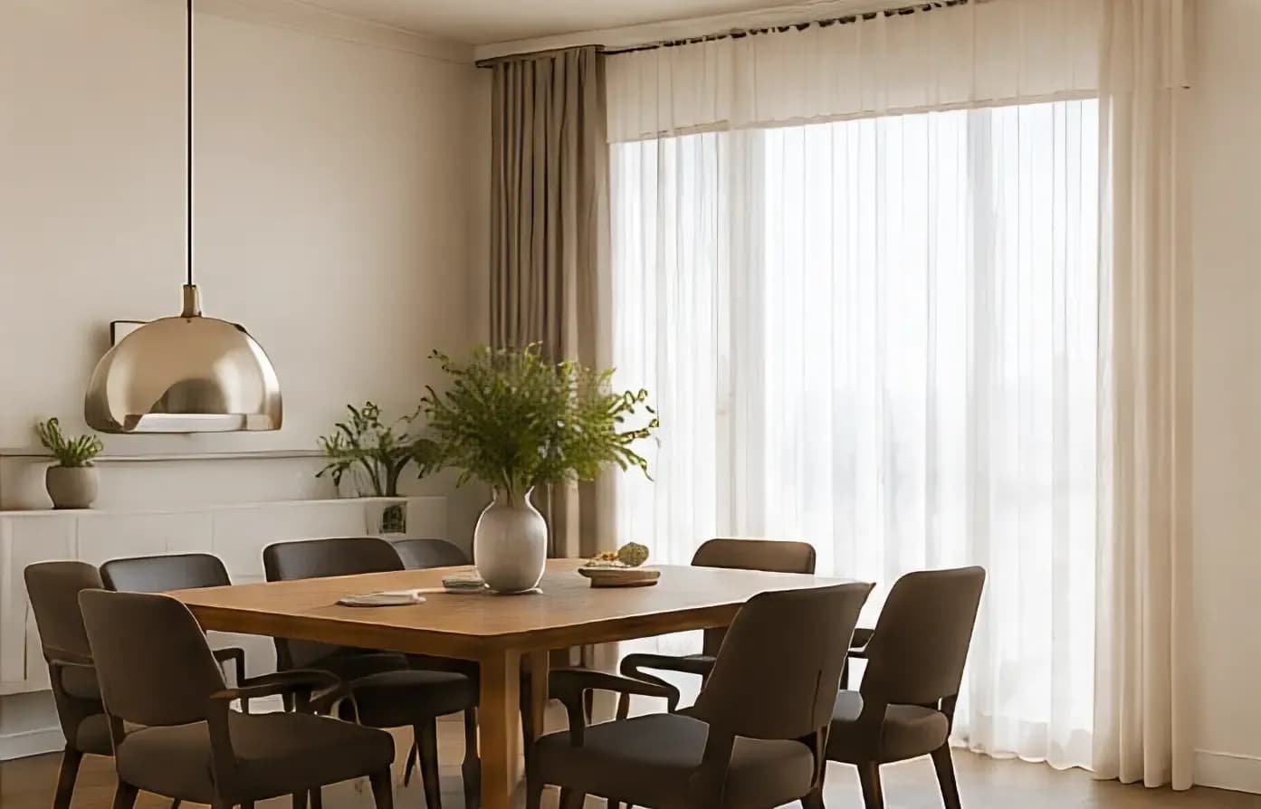 Dining Rooms window treatment