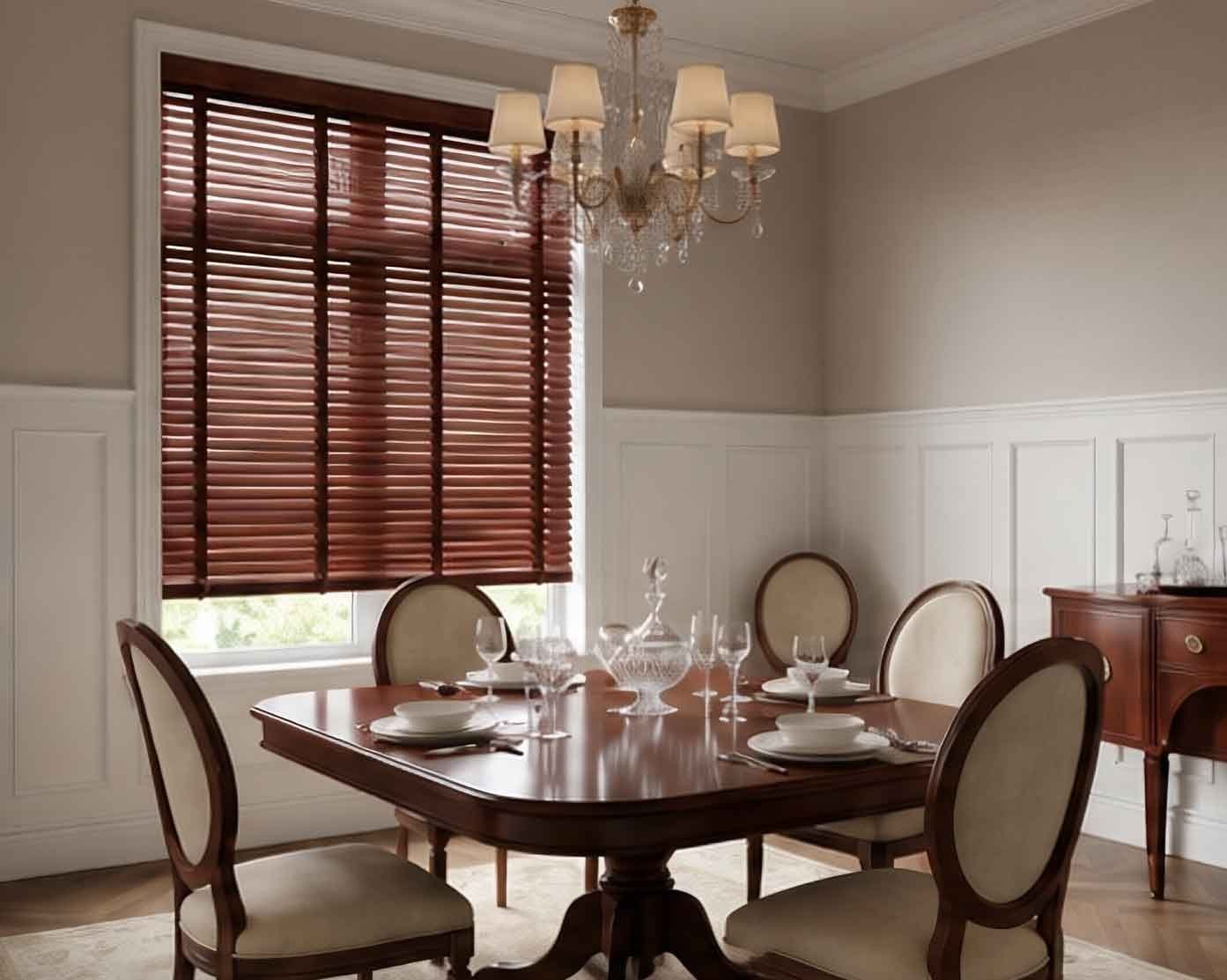 Dining Rooms window treatment