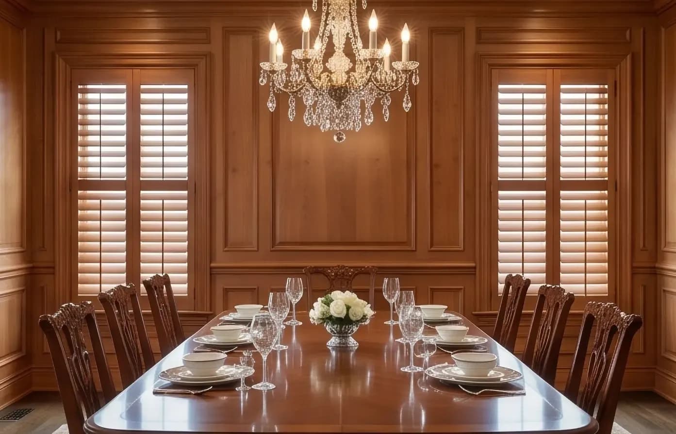 Dining Rooms window treatment