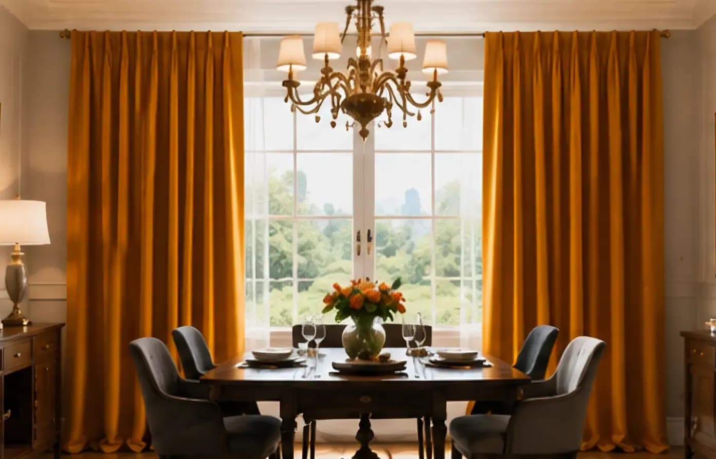 Dining Rooms window treatment