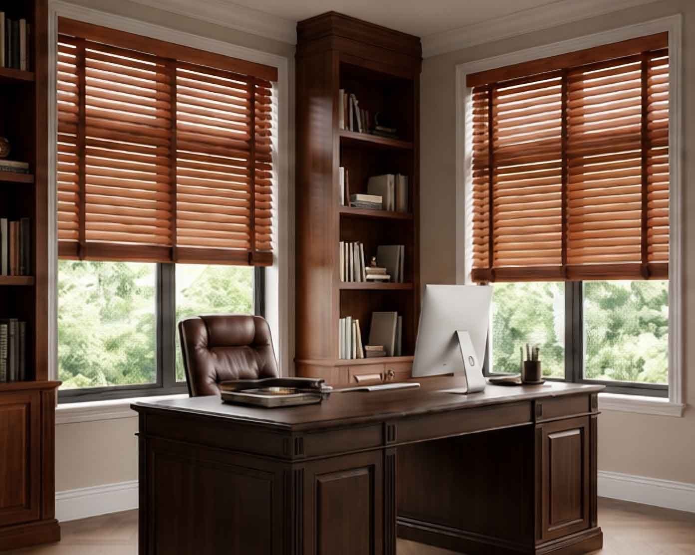 Home Offices window treatment