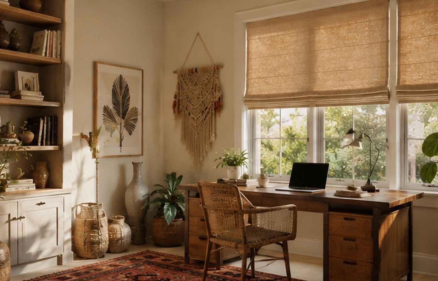 Home Offices window treatment