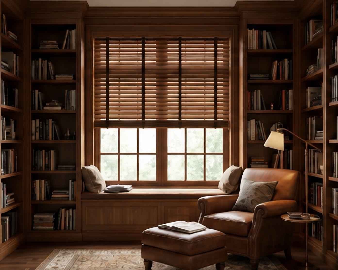 Libraries window treatment