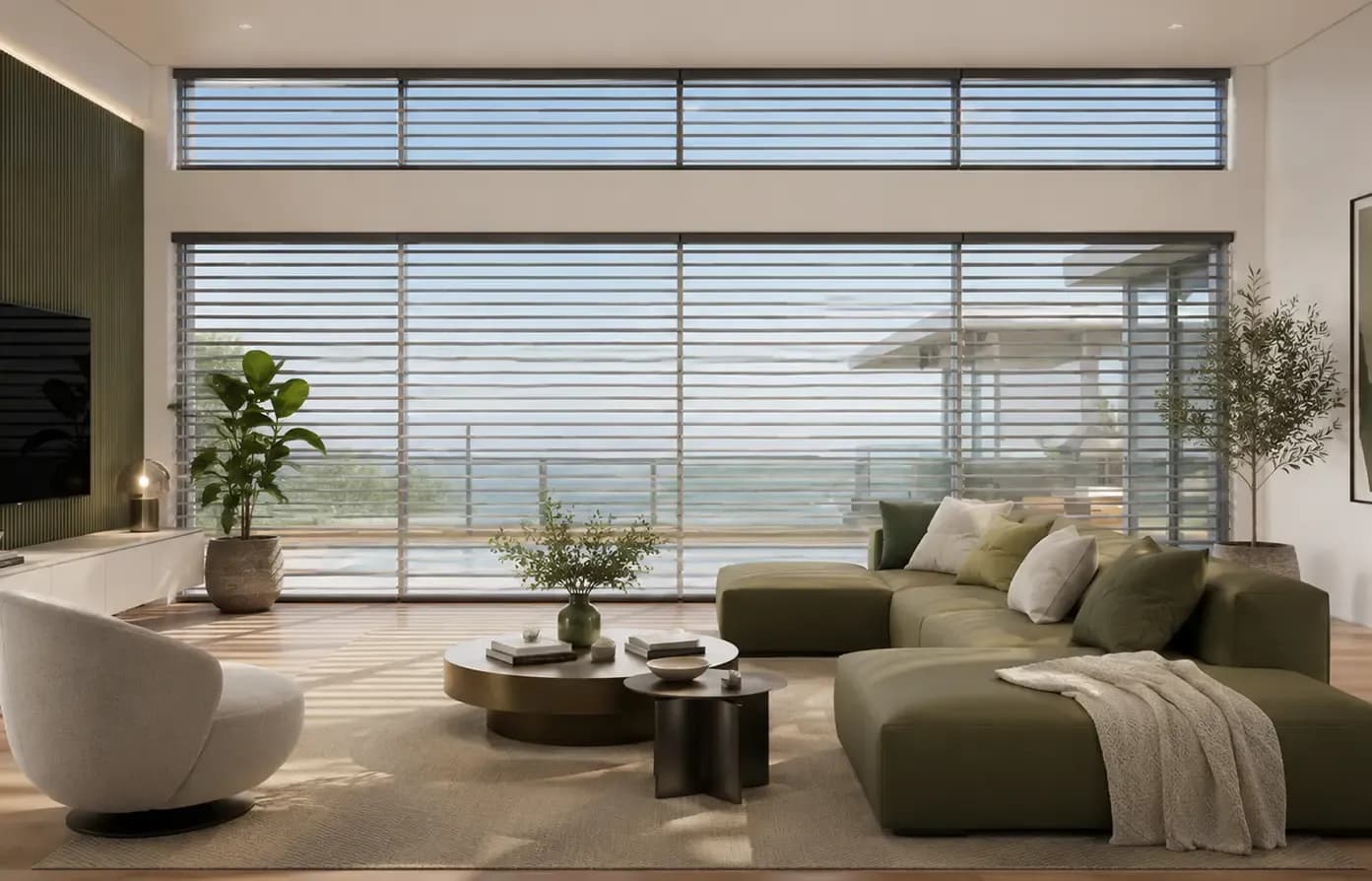 Large Windows window treatment