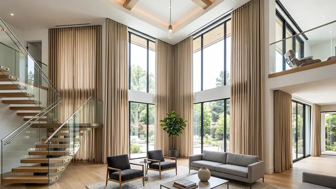 Large Windows window treatment