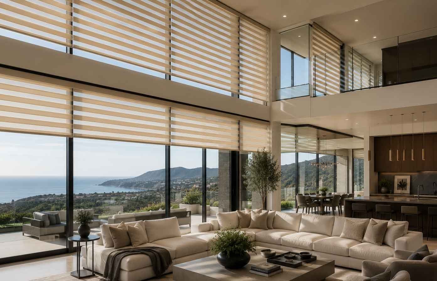 Large Windows window treatment