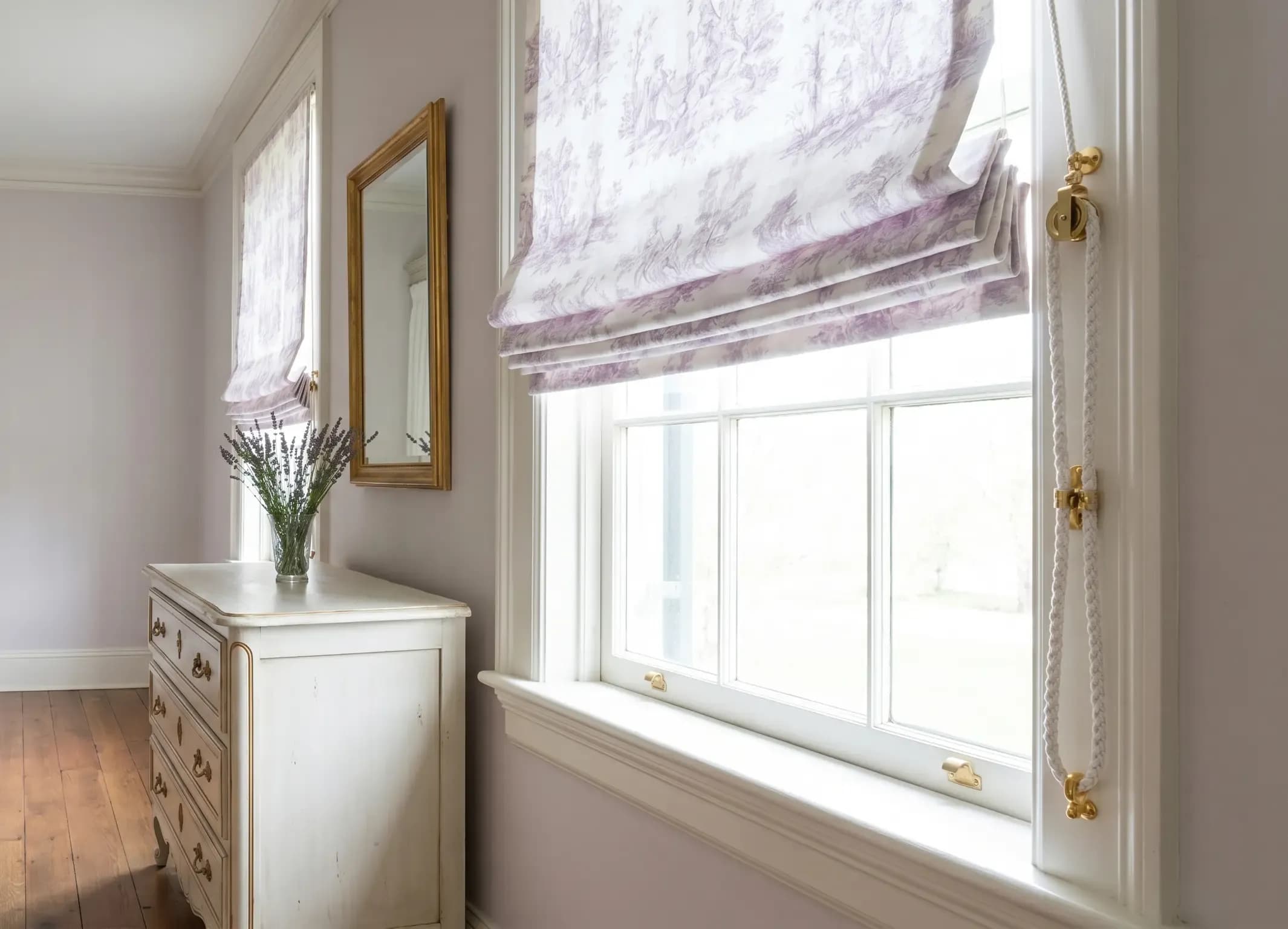 Manual Roman Shades setup