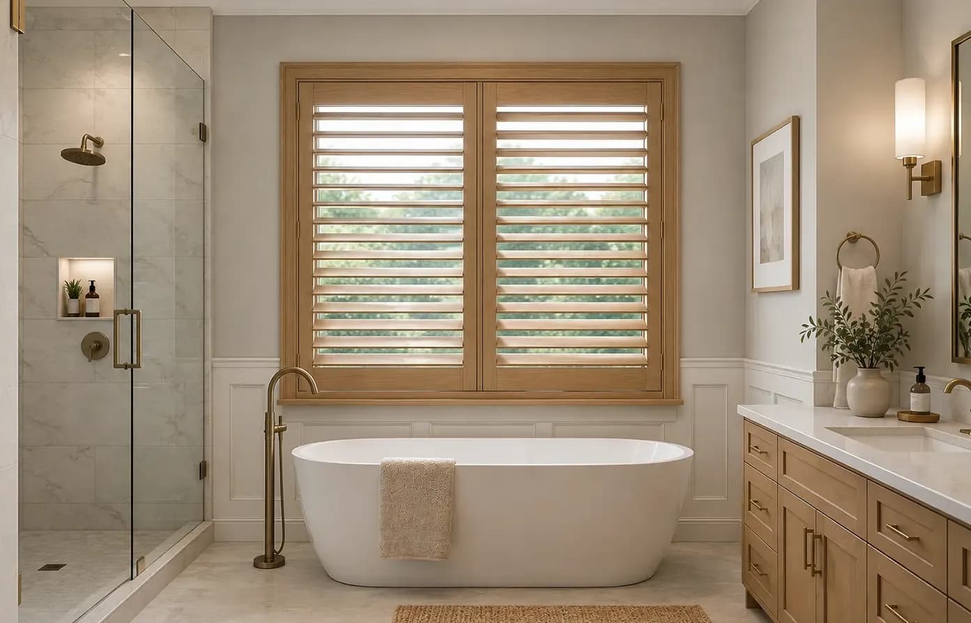 Bathrooms window treatment