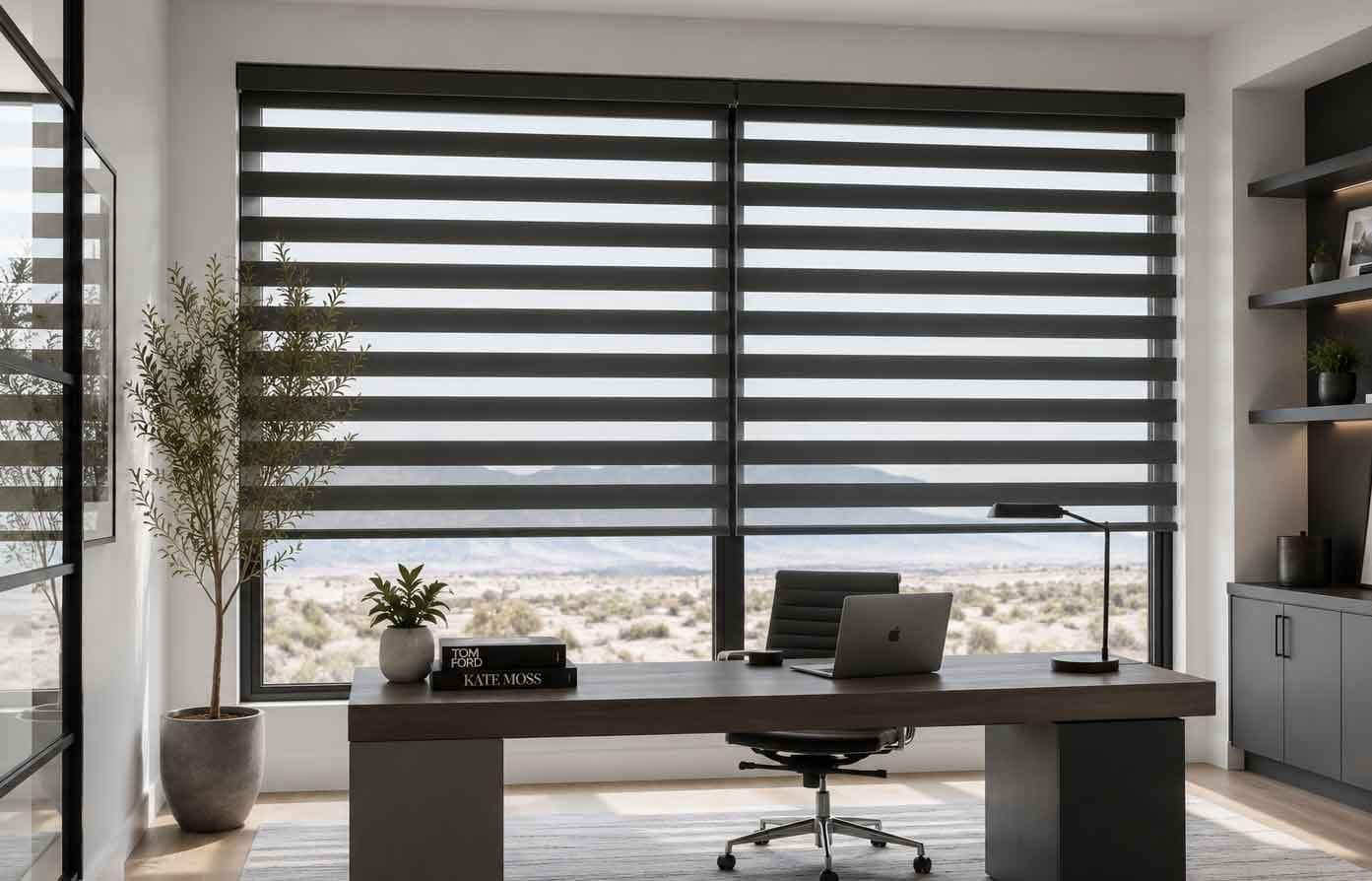 Home Offices window treatment