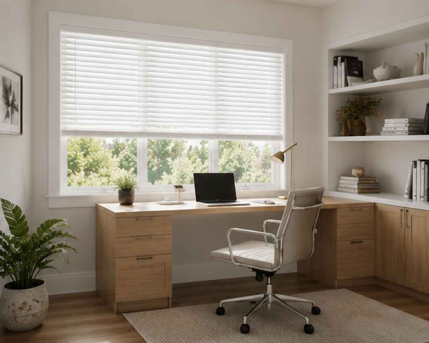 Home Offices window treatment