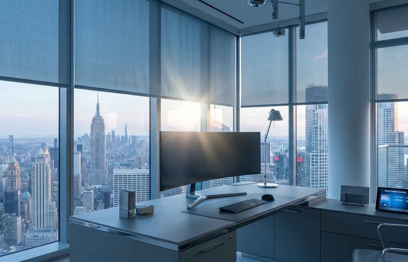 Home Offices window treatment