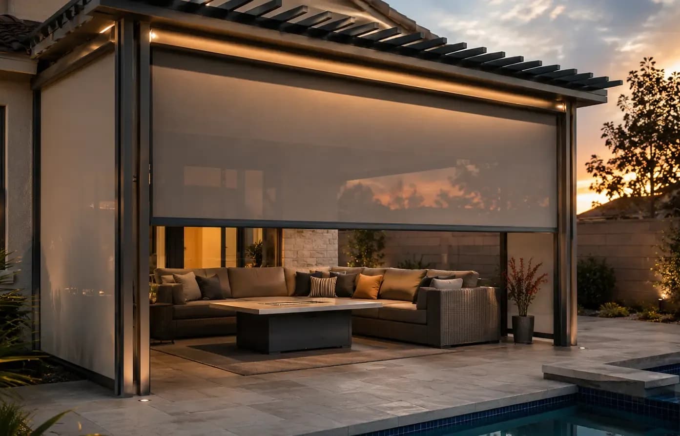 Outdoor Rooms window treatment