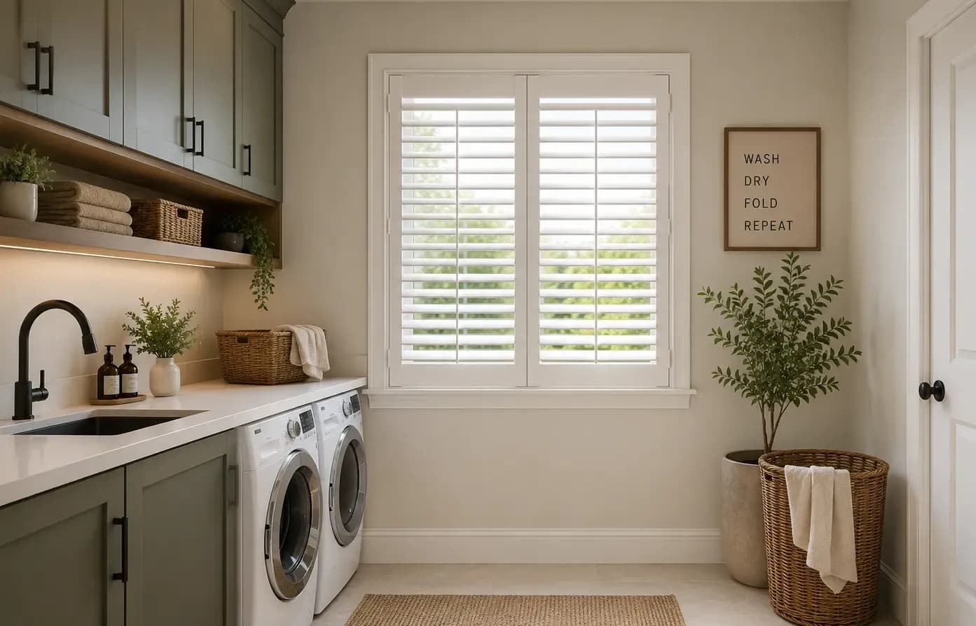 Laundry Rooms window treatment