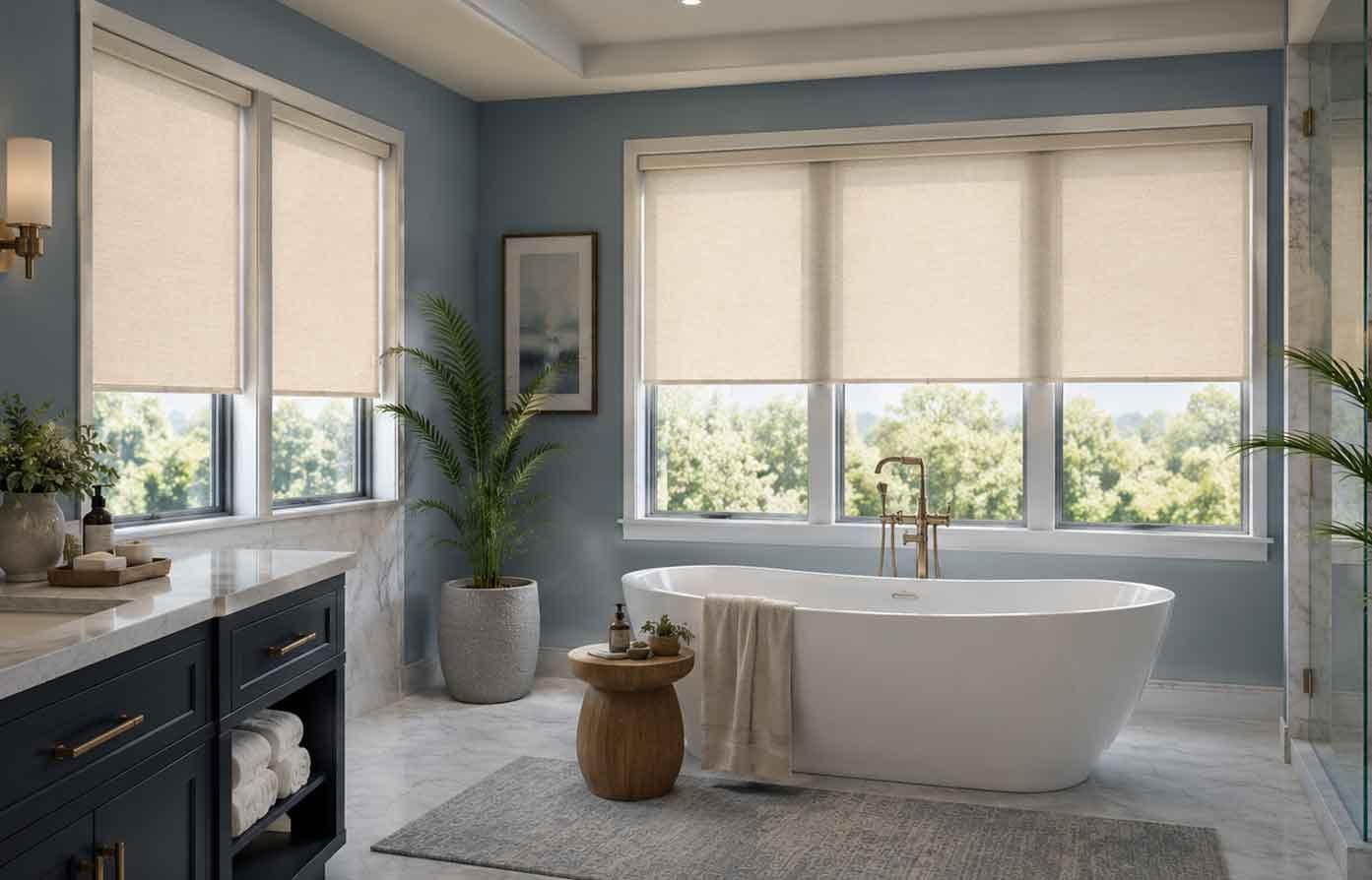 Bathrooms window treatment
