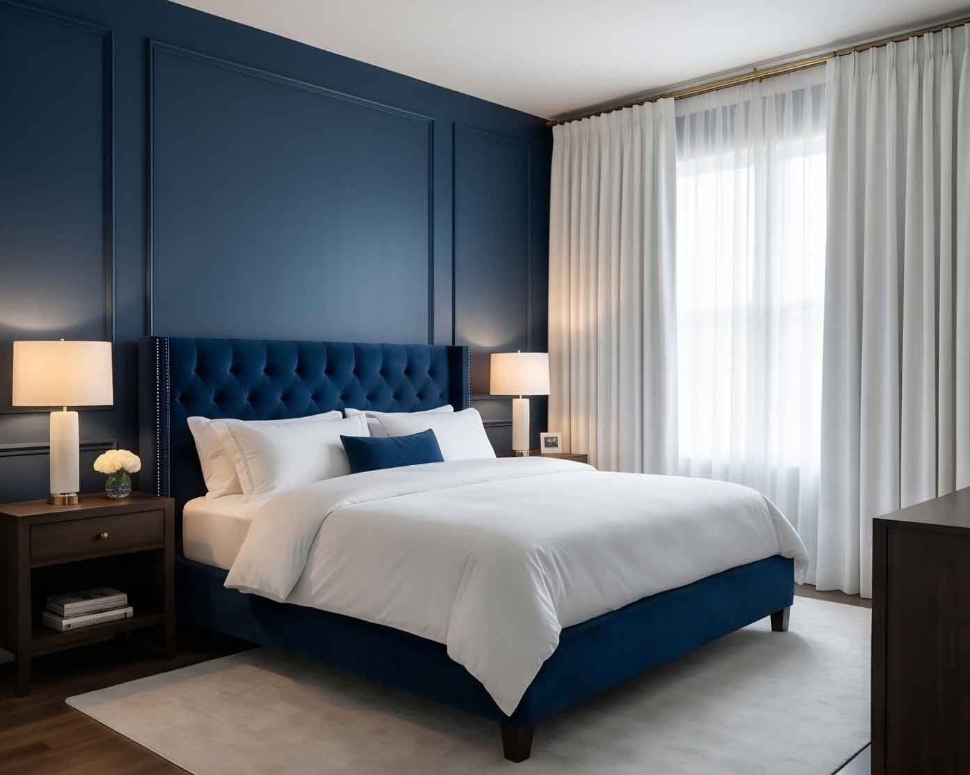 Guest Rooms window treatment