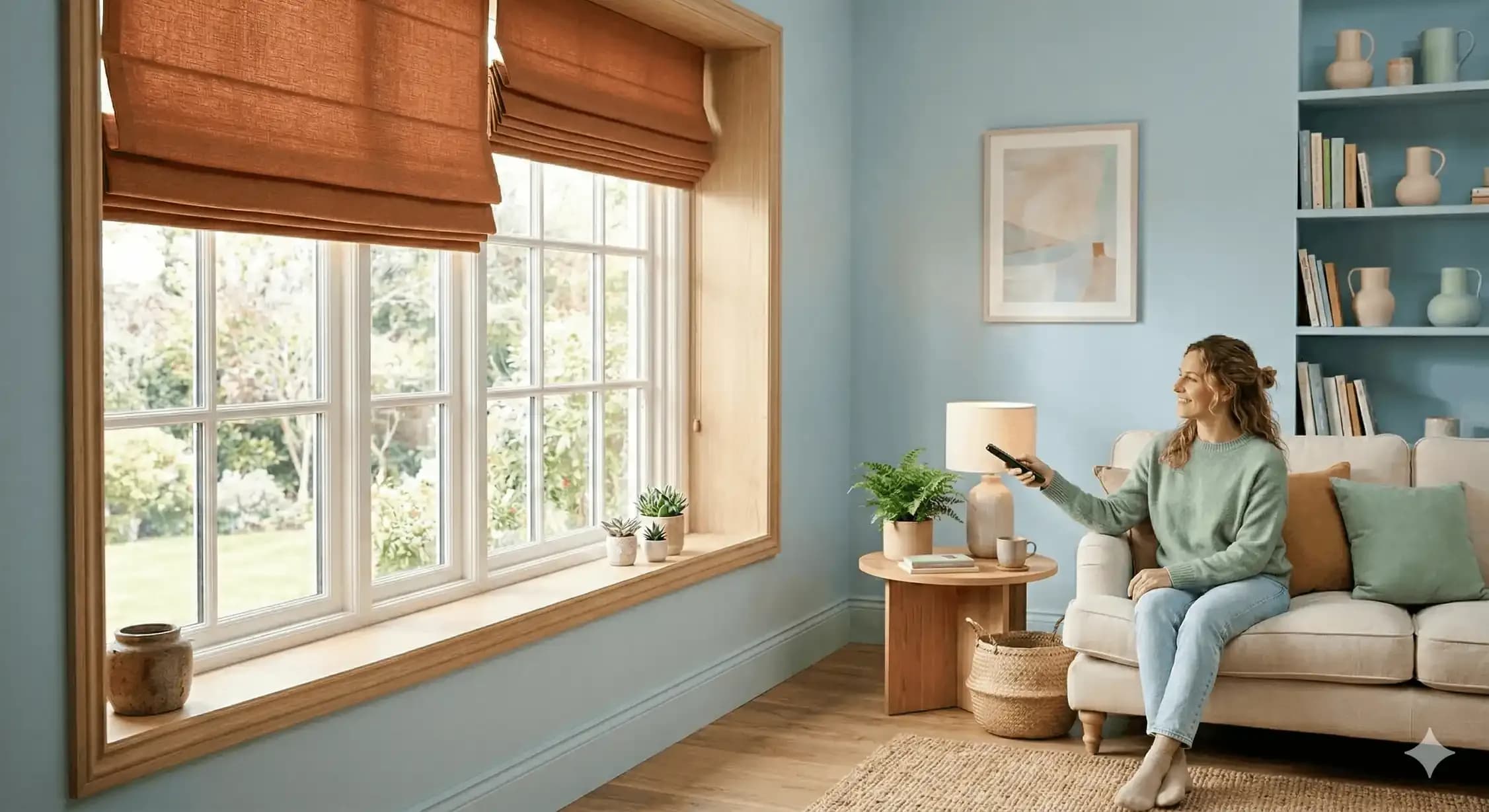 Motorized Roller Shades setup